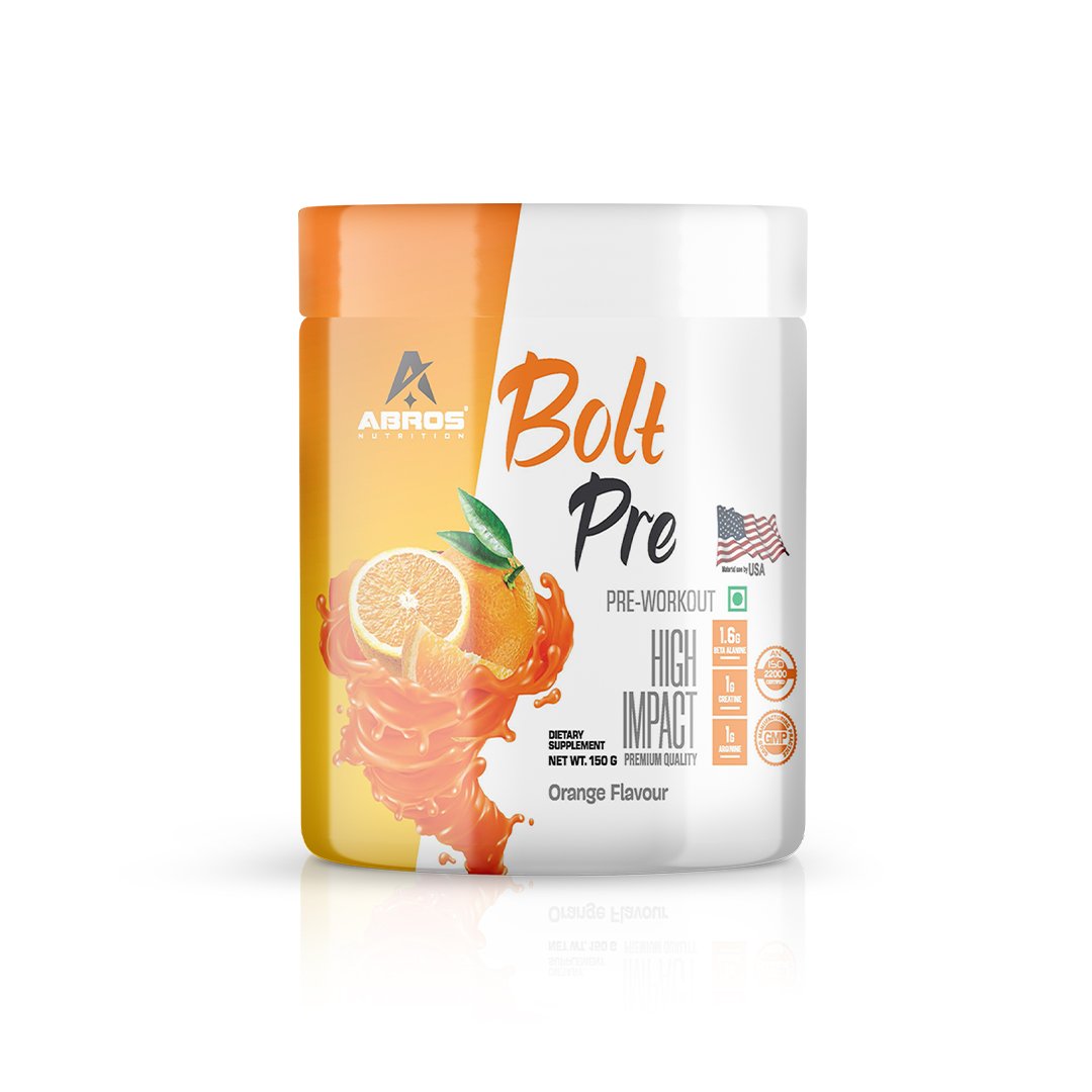 Bolt Pre Workout - Orange - 150 Gm