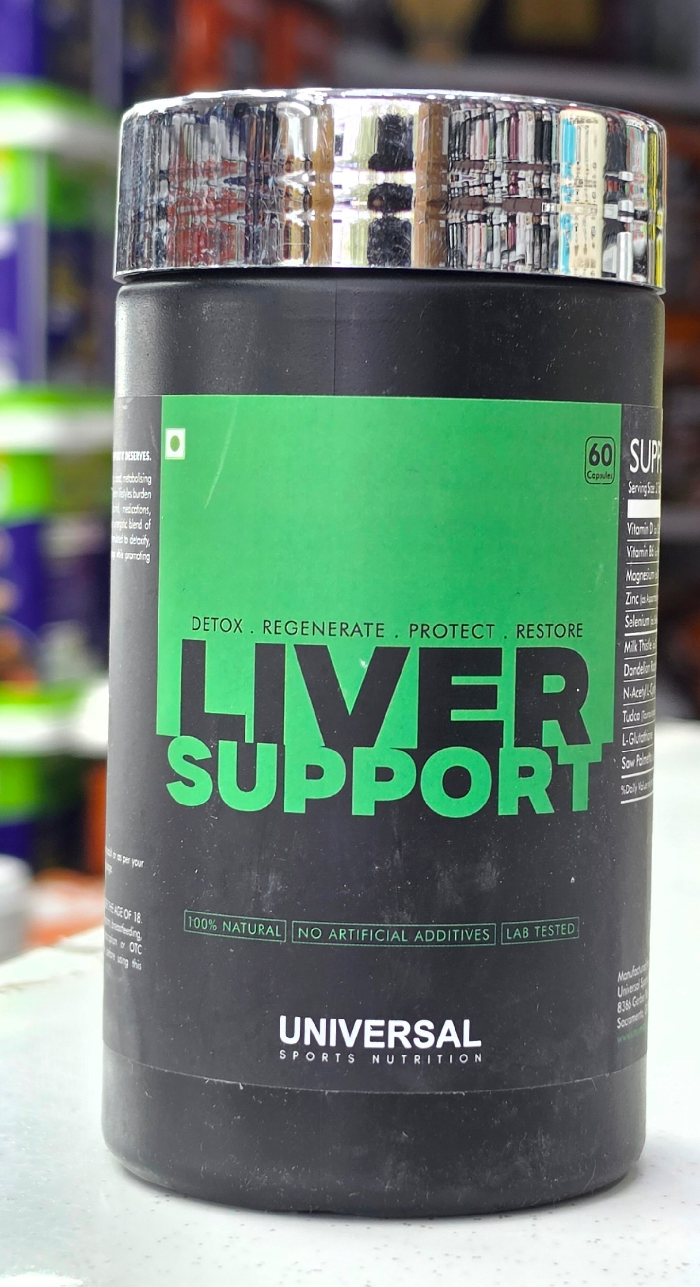 Universal Sports Nutrition Liver Support Supplement Digestion 
