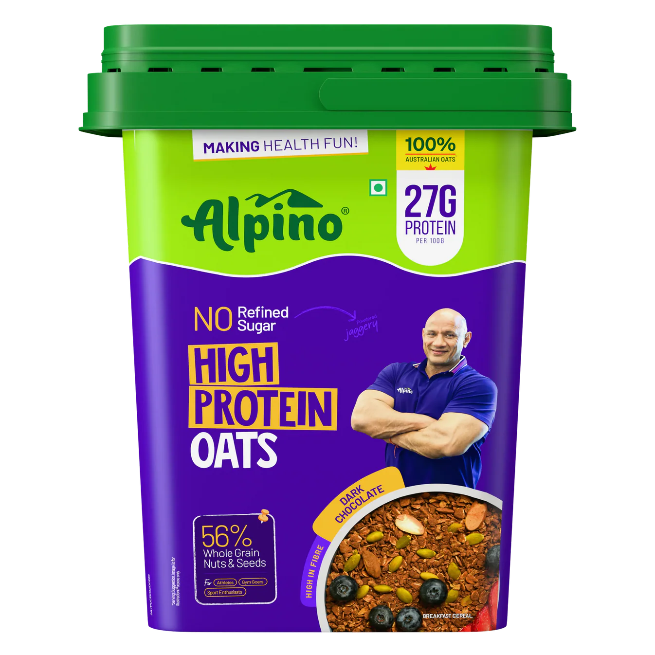 Alpino High Protein Australian Oats Dark Chocolate 2kg
